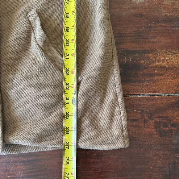 Matty M Camel Brown Knit Blazer Jacket – Size XL - Picture 6 of 7